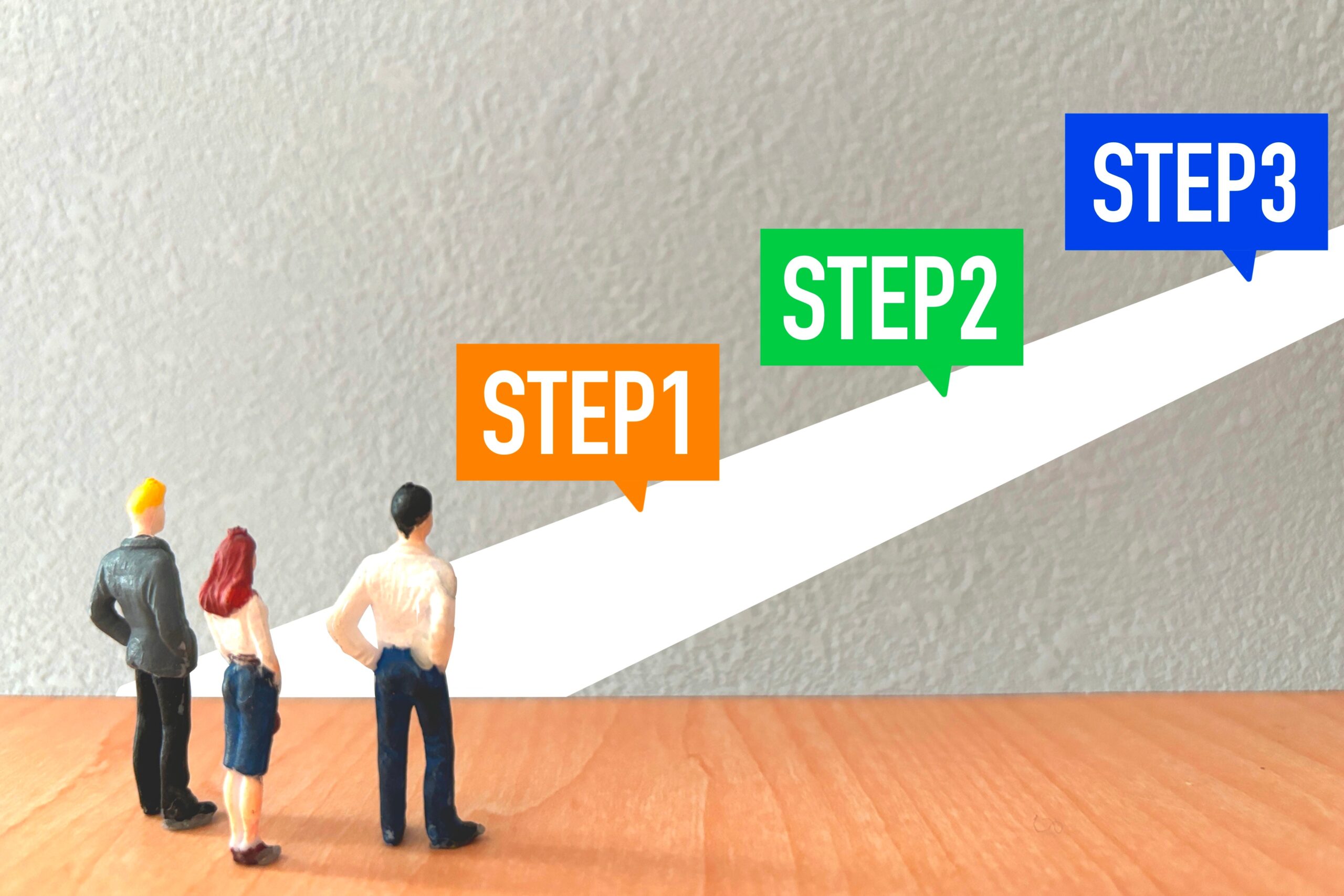 ステップアップまでの道のりとビジネスマン